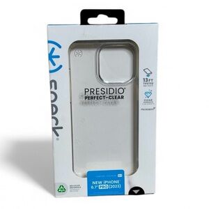 SPECK Presidio Perfect-Clear phone case  iPhone 6.7" Pro (2023) iPhone 15 Pro